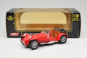 Caterham Super Seven Series 3 Raudonas Anson 1:18 30317-W Metalas - nuotrauka 8 iš 8