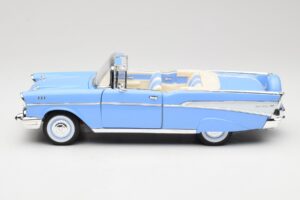 Chevrolet Bel Air Kabrioletas Mėlynas Road Signature 1:18 55/1/0863 Metalas - nuotrauka 4 iš 8