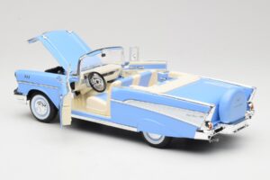 Chevrolet Bel Air Kabrioletas Mėlynas Road Signature 1:18 55/1/0863 Metalas - nuotrauka 5 iš 8
