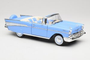Chevrolet Bel Air Kabrioletas Mėlynas Road Signature 1:18 55/1/0863 Metalas - nuotrauka 6 iš 8
