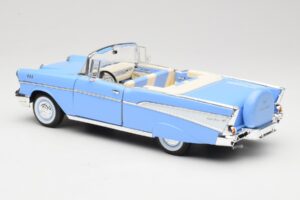 Chevrolet Bel Air Kabrioletas Mėlynas Road Signature 1:18 55/1/0863 Metalas - nuotrauka 7 iš 8