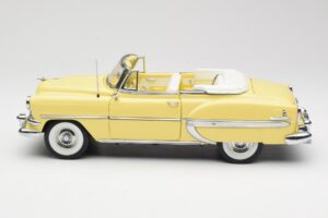 Chevrolet Bel Air Kabrioletas Geltonas Sun Star 1:18 1712 Metalas - nuotrauka 4 iš 8