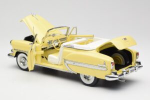 Chevrolet Bel Air Kabrioletas Geltonas Sun Star 1:18 1712 Metalas - nuotrauka 5 iš 8