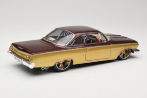 Chevrolet Bel Air Auksinis & Rudas Maisto 1:18 31064 Metalas - nuotrauka 3 iš 8