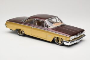 Chevrolet Bel Air Auksinis & Rudas Maisto 1:18 31064 Metalas - nuotrauka 6 iš 8