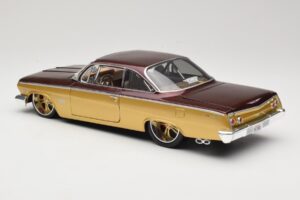 Chevrolet Bel Air Auksinis & Rudas Maisto 1:18 31064 Metalas - nuotrauka 7 iš 8