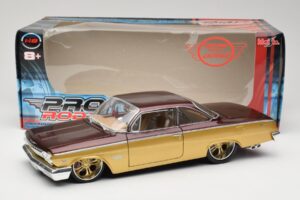 Chevrolet Bel Air Auksinis & Rudas Maisto 1:18 31064 Metalas - nuotrauka 8 iš 8