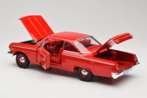 Chevrolet Bel Air Raudonas Maisto 1:18 31641 Metalas - nuotrauka 5 iš 8