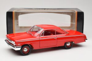 Chevrolet Bel Air Raudonas Maisto 1:18 31641 Metalas - nuotrauka 8 iš 8