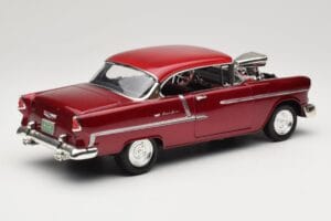 Chevrolet Bel Air Raudonas Motormax 1:18 73100TC-M1 Metalas - nuotrauka 3 iš 8