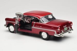 Chevrolet Bel Air Raudonas Motormax 1:18 73100TC-M1 Metalas - nuotrauka 5 iš 8