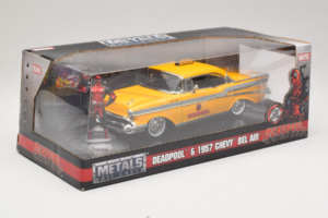 Chevrolet Bel Air Taxi Deadpool Metals Diecast 1:24 30290 Metalas - nuotrauka 2 iš 3