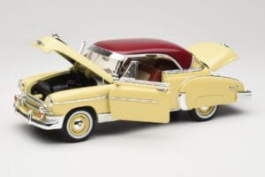 Chevrolet Bel Air Geltonas & Raudonas Motormax 1:18 73111 Metalas - nuotrauka 2 iš 8