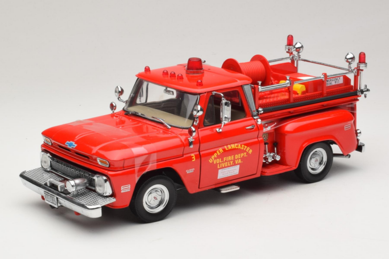 Chevrolet C-20 Fire Truck Sun Star 1:18 1383 Metalas