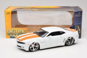 Chevrolet Camaro Concept Tuned Baltas Jada 1:18 63014 Metalas - nuotrauka 8 iš 8