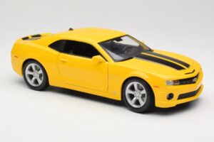 Chevrolet Camaro SS RS Geltonas Maisto 1:18 31173 Metalas - nuotrauka 6 iš 8
