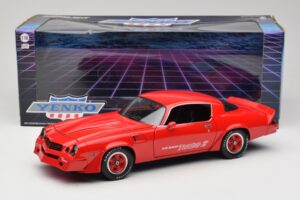 Chevrolet Camaro Z28 Yenko Turbo Z Raudonas GreenLight 1:18 12999 Metalas - nuotrauka 8 iš 8