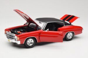 Chevrolet Chevelle SS 454 Raudonas Maisto 1:18 531892 Metalas - nuotrauka 2 iš 8