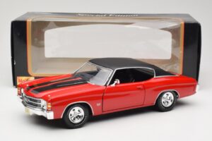Chevrolet Chevelle SS 454 Raudonas Maisto 1:18 531892 Metalas - nuotrauka 8 iš 8