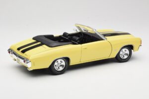 Chevrolet Chevelle SS 454 Geltonas Maisto 1:18 531890 Metalas - nuotrauka 3 iš 8