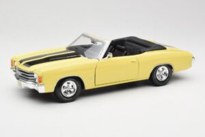 Chevrolet Chevelle SS 454 Geltonas Maisto 1:18 531890 Metalas