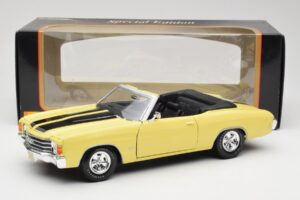 Chevrolet Chevelle SS 454 Geltonas Maisto 1:18 531890 Metalas - nuotrauka 8 iš 8