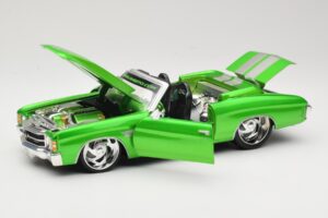 Chevrolet Chevelle SS Kabrioletas Žalias Maisto 1:18 31099 Metalas - nuotrauka 2 iš 8