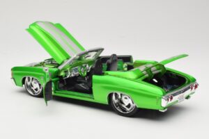 Chevrolet Chevelle SS Kabrioletas Žalias Maisto 1:18 31099 Metalas - nuotrauka 5 iš 8
