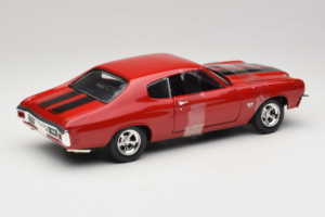 Chevrolet Chevelle SS Fast & Furious Raudonas Johnny Lightning 1:18 39578 Metalas - nuotrauka 2 iš 6