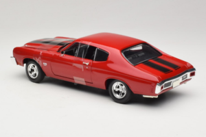 Chevrolet Chevelle SS Fast & Furious Raudonas Johnny Lightning 1:18 39578 Metalas - nuotrauka 5 iš 6
