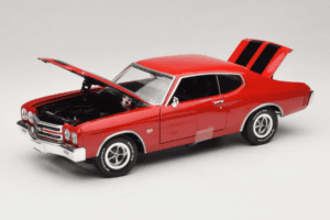 Chevrolet Chevelle SS Raudonas Jack Reacher Auto World 1:18 AWSS109/06 Metalas - nuotrauka 2 iš 8