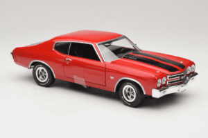 Chevrolet Chevelle SS Raudonas Jack Reacher Auto World 1:18 AWSS109/06 Metalas - nuotrauka 6 iš 8