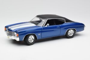 Chevrolet Chevelle SS 454 Mėlynas Maisto 1:18 531886 Metalas