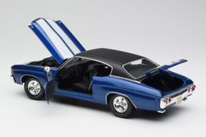 Chevrolet Chevelle SS 454 Mėlynas Maisto 1:18 531886 Metalas - nuotrauka 5 iš 8