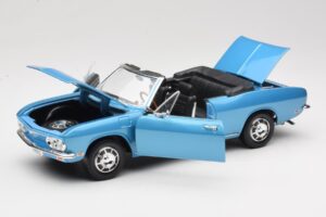 Chevrolet Corvair Monza Kabrioletas Mėlynas Road Signature 1:18 92498 Metalas - nuotrauka 2 iš 8