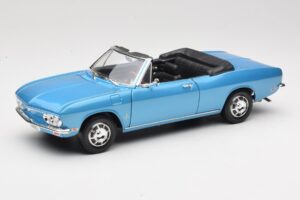 Chevrolet Corvair Monza Kabrioletas Mėlynas Road Signature 1:18 92498 Metalas