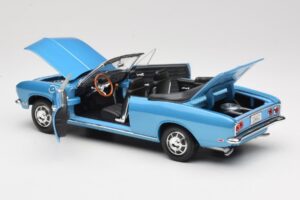 Chevrolet Corvair Monza Kabrioletas Mėlynas Road Signature 1:18 92498 Metalas - nuotrauka 5 iš 8