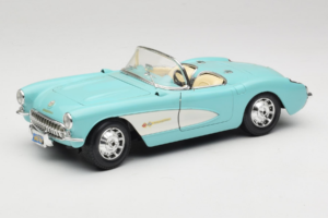 Chevrolet Corvette C1 Mėlynas & Baltas Bburago 1:18 3024-M2 Metalas