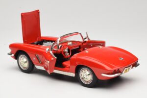 Chevrolet Corvette C1 Raudonas ERTL 1:18 7835 Metalas - nuotrauka 5 iš 8