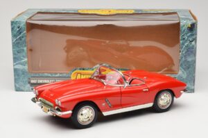Chevrolet Corvette C1 Raudonas ERTL 1:18 7835 Metalas - nuotrauka 8 iš 8