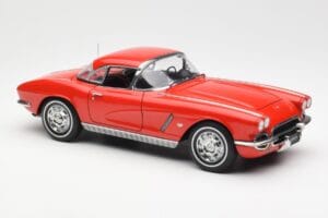 Chevrolet Corvette C1 Kabrioletas Roman Raudonas AUTOart 1:18 71102 Metalas - nuotrauka 6 iš 8