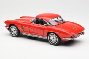 Chevrolet Corvette C1 Kabrioletas Roman Raudonas AUTOart 1:18 71102 Metalas - nuotrauka 7 iš 8