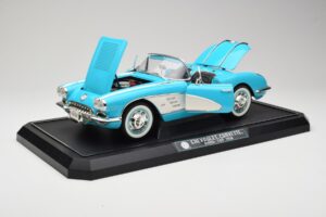 Chevrolet Corvette C1 Hard Top Mėlynas Solido 1:12 1202-M1 Metalas - nuotrauka 2 iš 8
