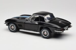 Chevrolet Corvette C2 Juodas American Muscle 1:18 AMM1099/06 Metalas - nuotrauka 7 iš 8