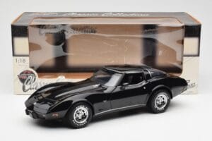 Chevrolet Corvette C3 Juodas UT Models 1:18 21071 Metalas - nuotrauka 8 iš 8