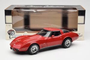 Chevrolet Corvette C3 Raudonas UT Models 1:18 21073 Metalas - nuotrauka 8 iš 8