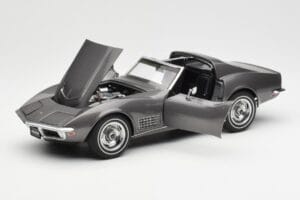 Chevrolet Corvette C3 Spider Laguna Pilkas Metalinis AUTOart 1:18 71173 Metalas - nuotrauka 2 iš 8