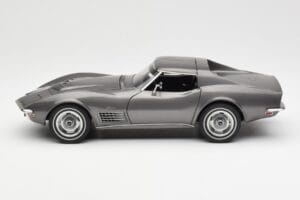 Chevrolet Corvette C3 Spider Laguna Pilkas Metalinis AUTOart 1:18 71173 Metalas - nuotrauka 4 iš 8