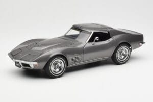 Chevrolet Corvette C3 Spider Laguna Pilkas Metalinis AUTOart 1:18 71173 Metalas
