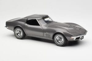 Chevrolet Corvette C3 Spider Laguna Pilkas Metalinis AUTOart 1:18 71173 Metalas - nuotrauka 6 iš 8